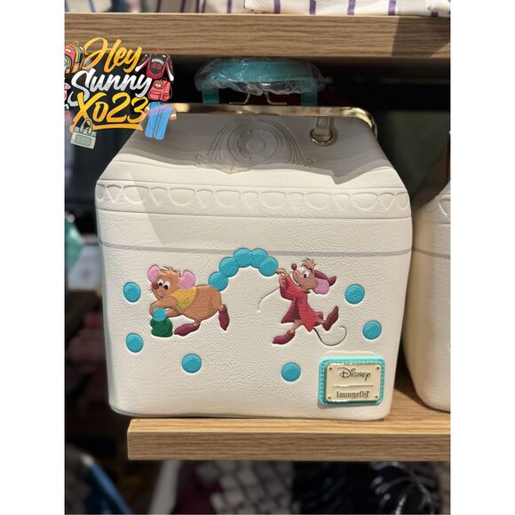 Loungefly Disney Cinderella Jaq & Gus Beads Mini Backpack